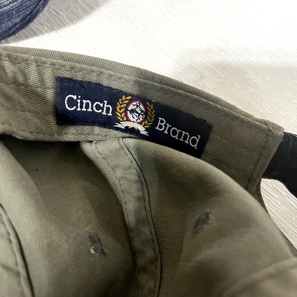 Lot of 2 Cinch Jeans Cattle Company SnapBack Trucker Hat Cap Mesh Back - Picture 9 of 11